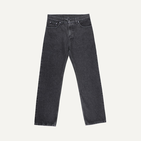 263 Wide Jeans, washed black