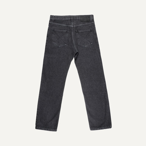 263 Wide Jeans, washed black