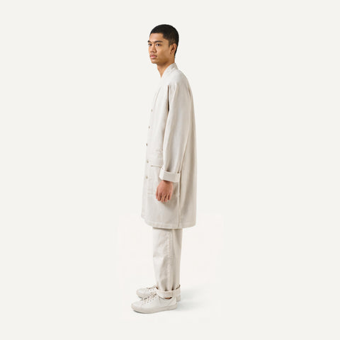 Nomen Nescio 321 Raglan Denim Jacket white – model side view